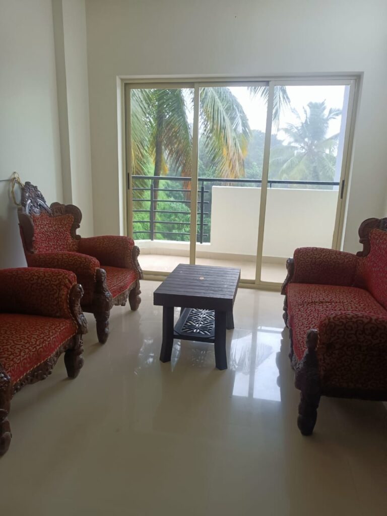 2BHK Furnished Flat for Rent – Eshwarnagar, Manipal